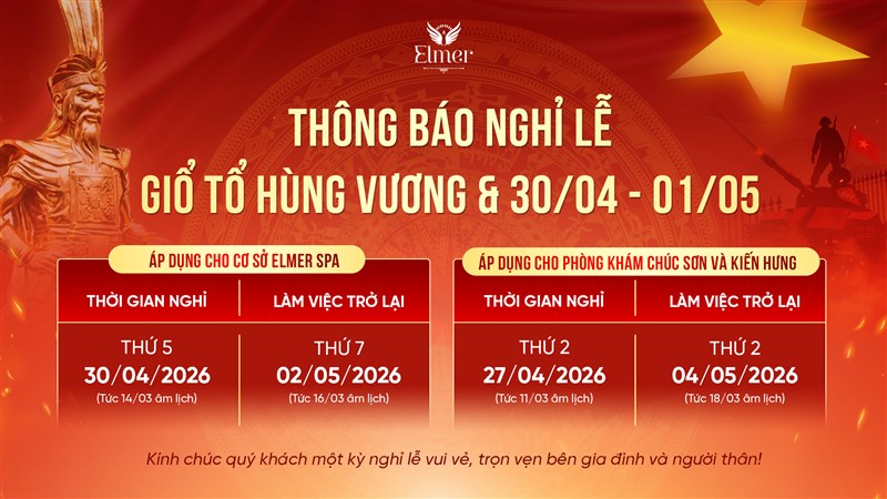 [THÔNG BÁO] THỜI GIAN NGHỈ LỄ GIỖ TỔ HÙNG VƯƠNG & 30/4 – 1/5