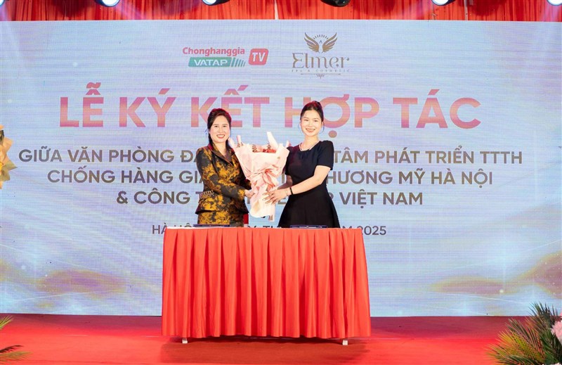 Elmer Quyên Nguyễn ký kết hợp tác chiến lược với Trung tâm Chống hàng giả VATAP – Chung tay đẩy lùi mỹ phẩm giả, bảo vệ người tiêu dùng Việt